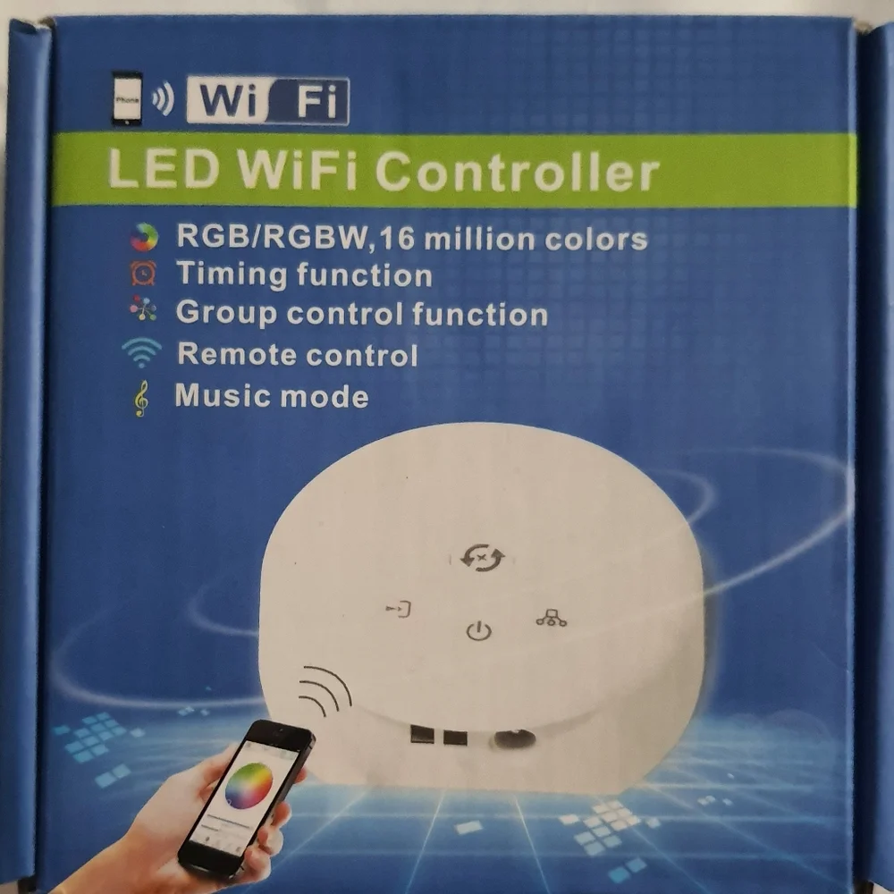WiFi LED Strip Light Controller - White - Picture 1 of 6